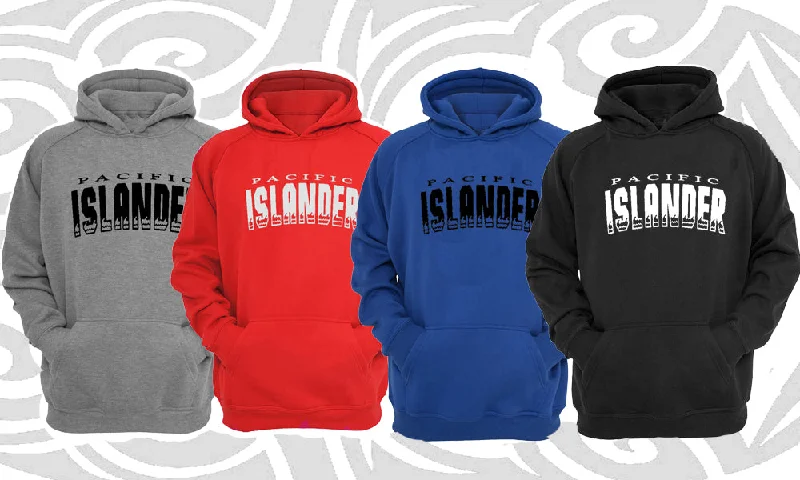 Pacific Islander Wavy Hoodies Hoodie with Pastel Soft Subtle