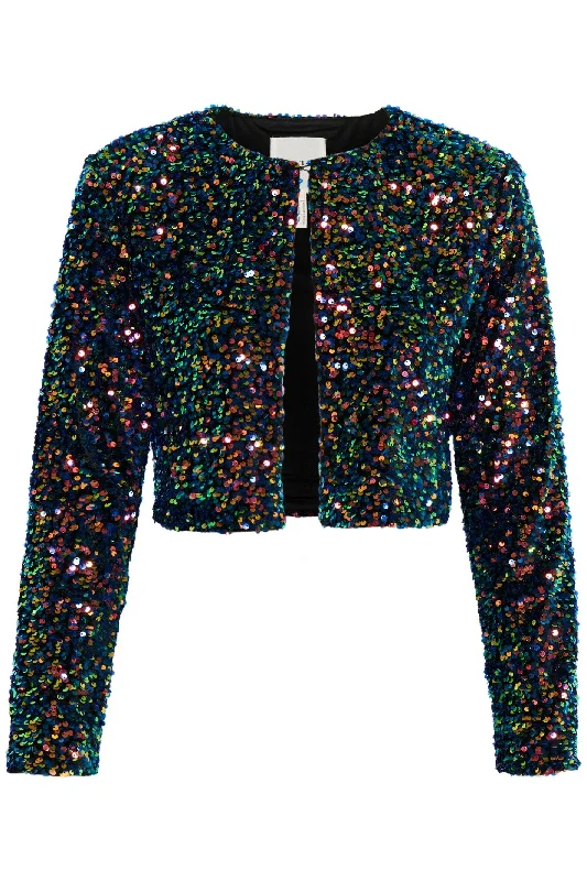 Part Two MartaPW Multi Colour Sequin Jacket 30309098 Wool Jacket Cashmere Jacket Tweed Jacket