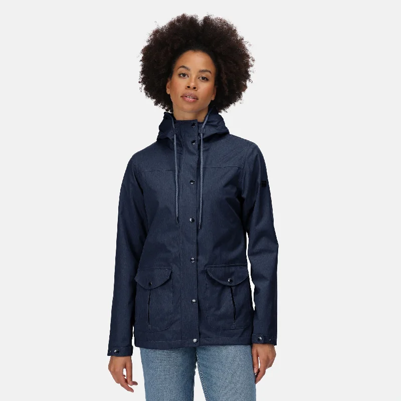 Regatta Ladies Bayarma Jacket -NAVY (8, 10, 14, 18 only) Wool Fabric Cashmere Fabric Tweed Fabric