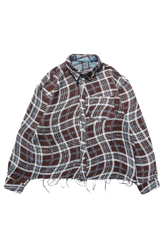 Reversible Plaid Padded Shirt Jacket Lace Jacket Ribbed Jacket Sequined Jacket