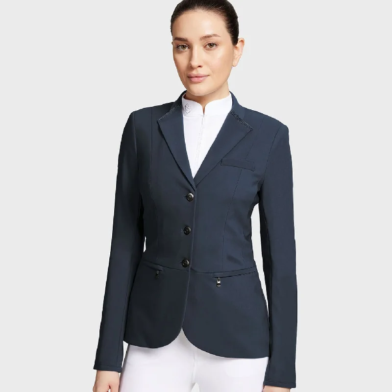 Samshield Victorine Premium Tall Show Jacket - Navy Welt Pockets Slit Pockets Flap Pockets