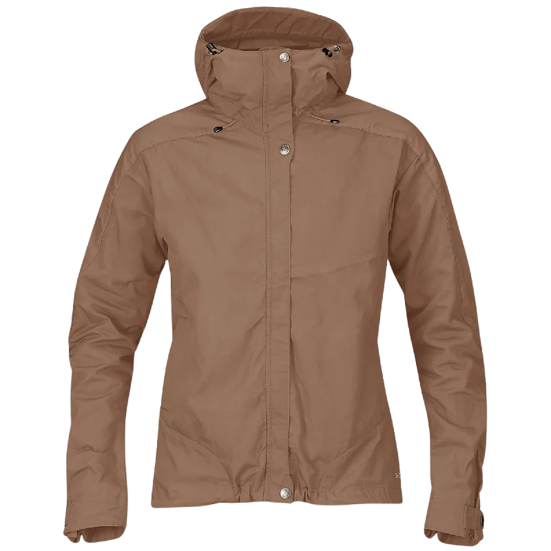 Skogsö Jacket W Snapped Jacket Toggled Jacket Drawstring Jacket