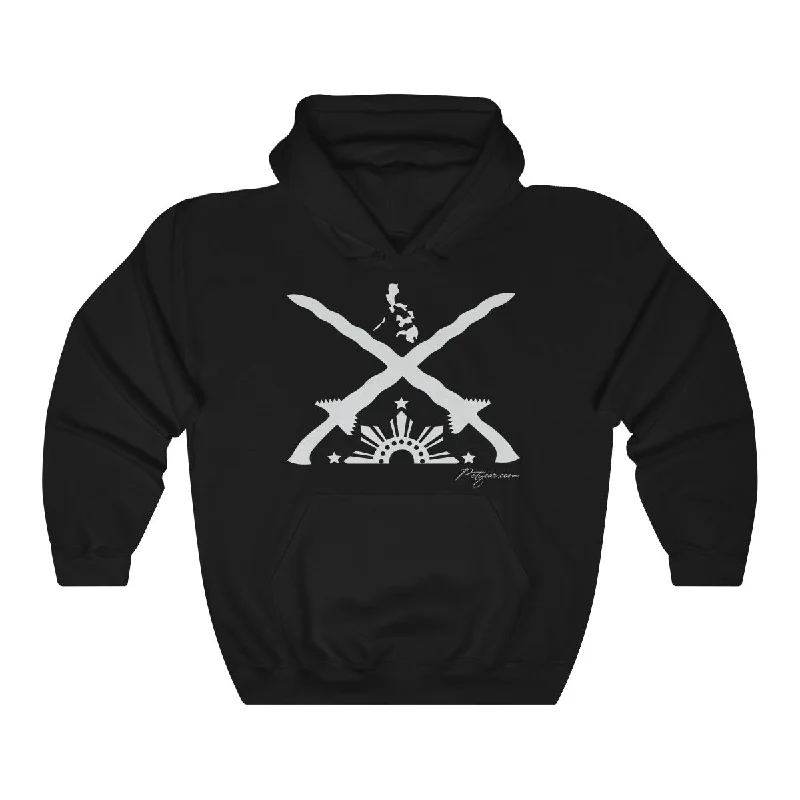 Swords and Sun Unisex Heavy Blend™ Hooded Sweatshirt Hoodie with Hem Lace Feminine Delicate