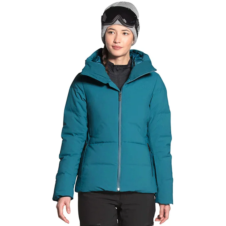 The North Face Cirque Down Snow Jacket Womens Notch Collar Peter Pan Collar Cowl Neck