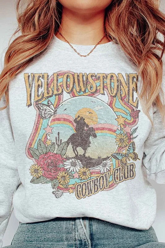 Yellowstone Cowboy Sweatshirt Hoodie with Emblem Brand Identity