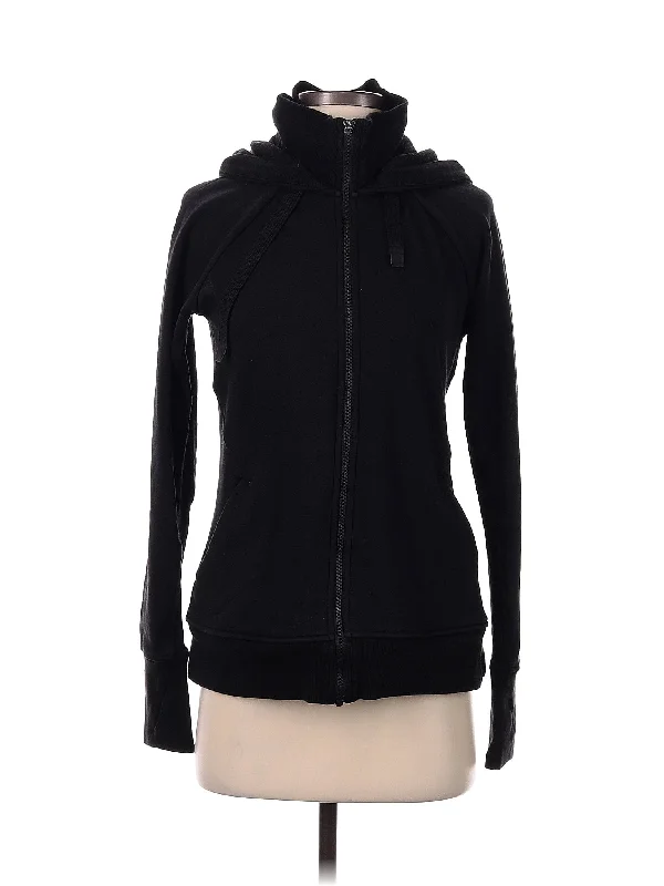 Zip Up Hoodie Hoodie with Velcro Closure Adjustable Secure