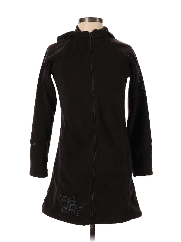 Zip Up Hoodie Hoodie with Lace Feminine Delicate