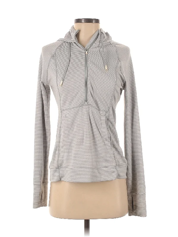 Zip Up Hoodie Hoodie with Bell Sleeves Flared Feminine