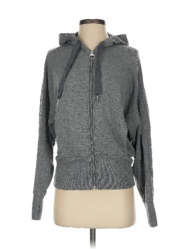 Zip Up Hoodie Hoodie with High Neck Warm Protective