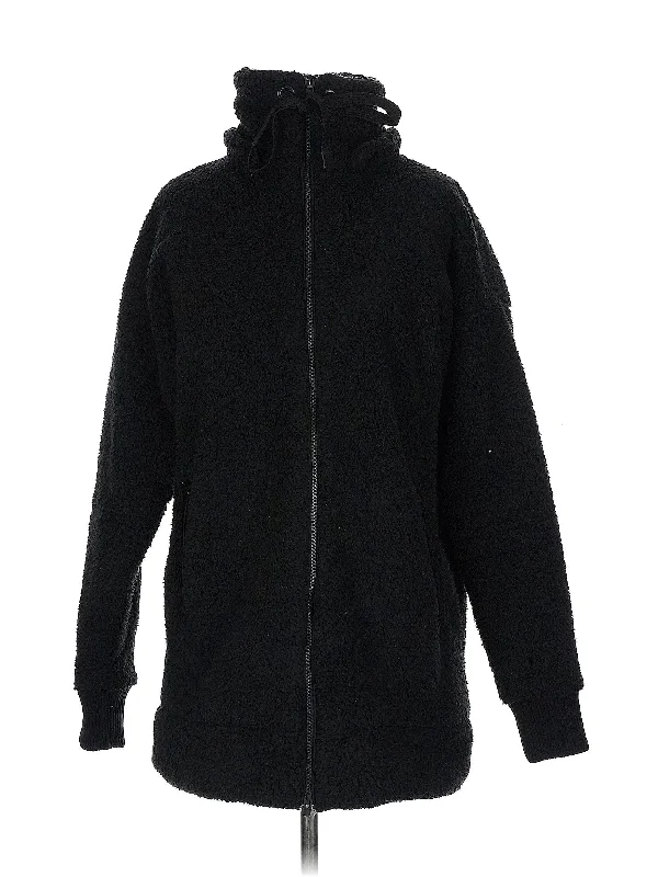 Zip Up Hoodie Hoodie with Exposed Zipper Edgy Industrial