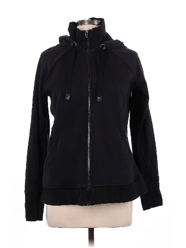 Zip Up Hoodie Hoodie with Double Zipper Versatile Adjustable