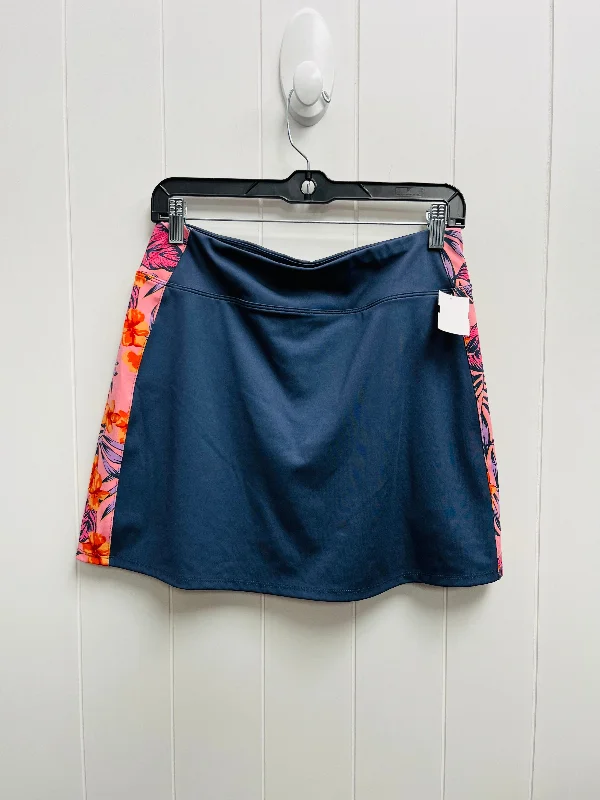 Skort By Tommy Bahama In Blue & Orange, Size: S velvet skirt sumptuous