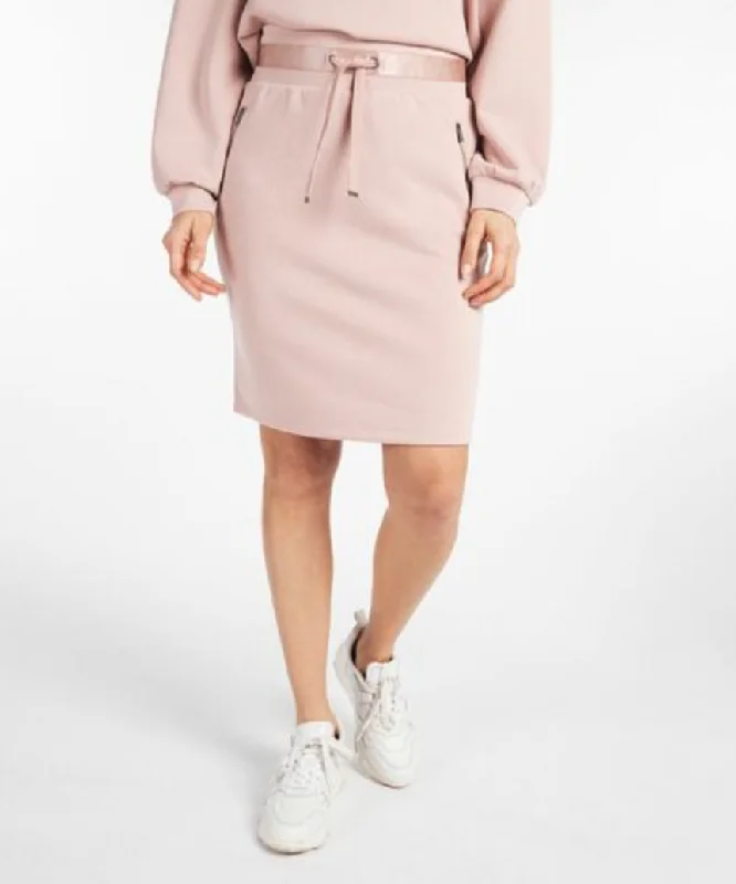 Esqualo Skirt | Pink low waist skirt